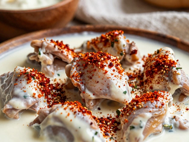 What Are the Three Main Ingredients When Marinating Tandoori Chicken?